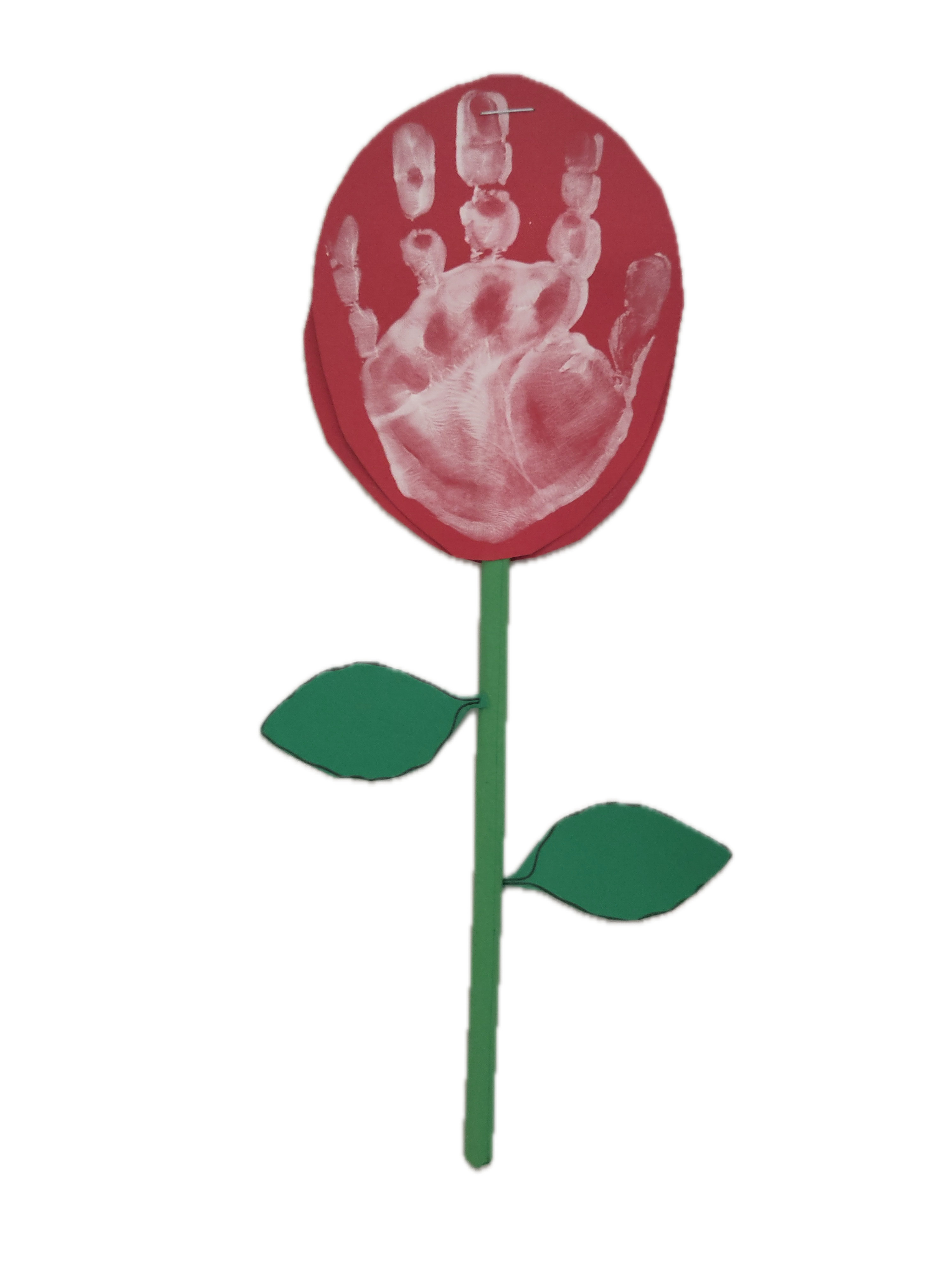 flower with handprint